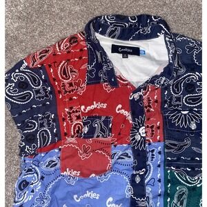 Cookies Western Shirt Patch Work Plaid Picnic Blanket Like Cowboy Outdoor Medium